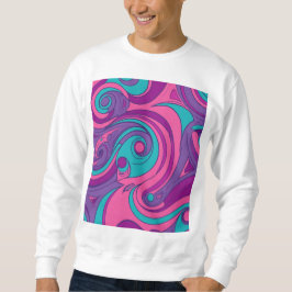 Psychedelischer Swirl Sweatshirt