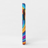 Psychedelischer Swirl von Regenbogenhues Case-Mate iPhone Hülle (Hinten/Links)