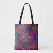 Psychedelischer Swirling Star..... Tasche (Vorderseite)