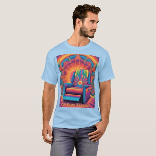 Psychedelischer T - Shirt für Männer (Vorne ganz)