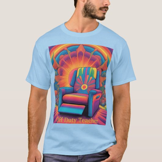 Psychedelischer T - Shirt für Männer (Vorderseite)