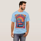 Psychedelischer T - Shirt für Männer (Vorne ganz)