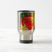Psychedelischer Teich Reisebecher (Mittel)