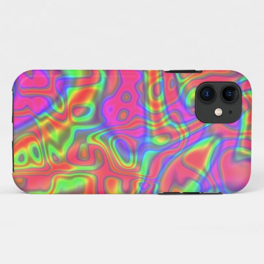 psychedelischer Telefonkasten Case-Mate iPhone Hülle (Rückseite (Horizontal))