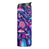 Psychedelischer Thermaltumbler mit mystischer Gesi Thermosbecher (Nach links gedreht)