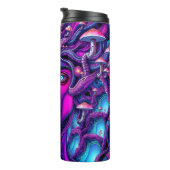 Psychedelischer Thermaltumbler mit mystischer Gesi Thermosbecher (Nach rechts gedreht)