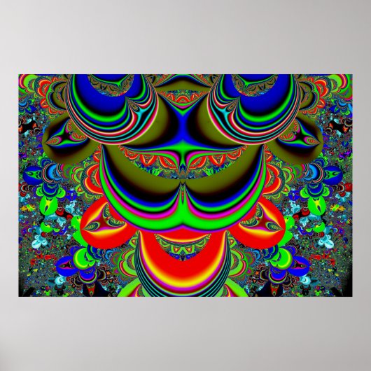 psychedelischer Tintenfleck Poster (Vorne)