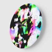 Psychedelischer Traum Große Wanduhr (Winkel)