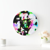 Psychedelischer Traum Große Wanduhr (Zuhause)