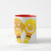 "Psychedelischer Traum: Vibrant Hues on Your Tasse (Zentrum)
