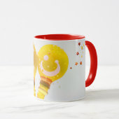 "Psychedelischer Traum: Vibrant Hues on Your Tasse (VorderseiteRechts)