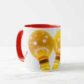 "Psychedelischer Traum: Vibrant Hues on Your Tasse (Vorderseite Links)