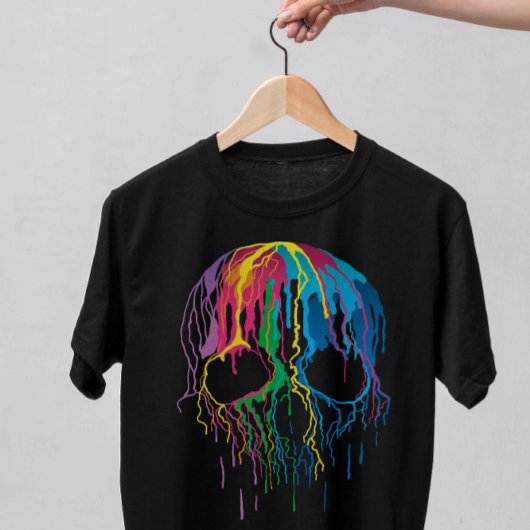 Psychedelischer Tropfkopf T-Shirt