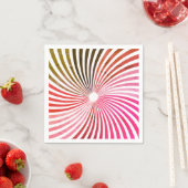 Psychedelischer Twirl in Rosa Serviette (Beispiel)