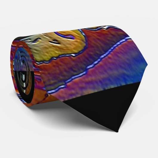 Psychedelischer Twister 2 Krawatte (Gerollt)