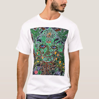 psychedelischer unerfahrener Mitarbeiter T-Shirt
