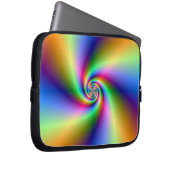 Psychedelischer Vierwind-Laptop-Sieb Laptopschutzhülle (Vorne Rechts)