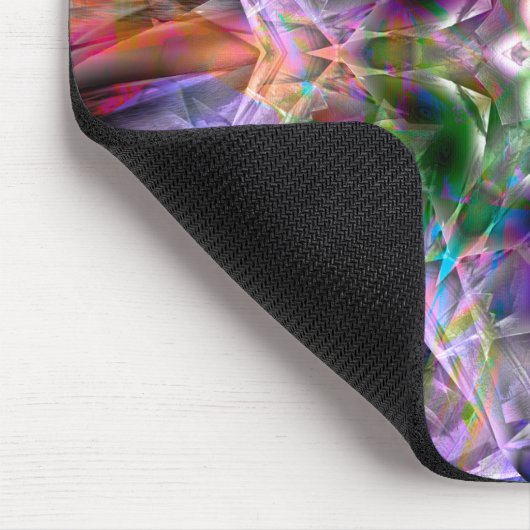 Psychedelischer Virtueller Stern, Acryl oder Neon Mousepad (Ecke)