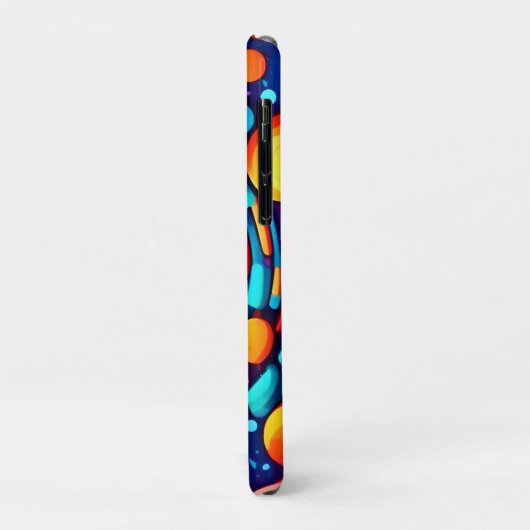 Psychedelischer Vortex der Farbe Case-Mate iPhone Hülle (Hinten/Links)