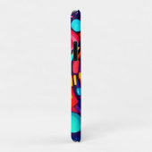 Psychedelischer Vortex der Farbe Case-Mate iPhone Hülle (Hinten/Rechts)