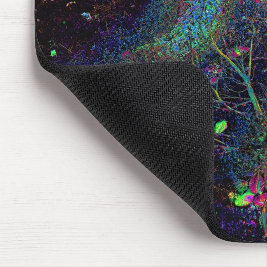 Psychedelischer Wald.... Mousepad (Ecke)