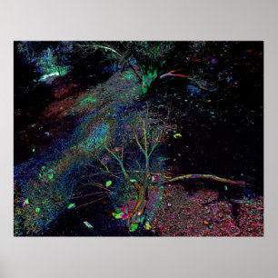 Psychedelischer Wald... Poster