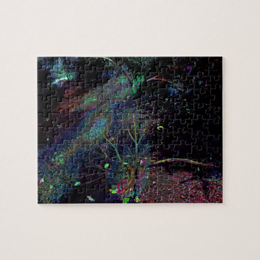 Psychedelischer Wald… Puzzle (Horizontal)