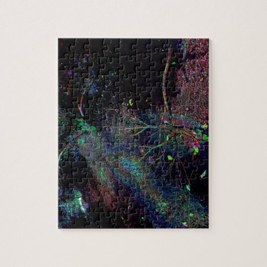 Psychedelischer Wald… Puzzle (Vertikal)