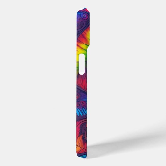 Psychedelischer Wirbel Regenbogen Handyhülle Case-Mate iPhone Hülle (Rückseite / Rechts)