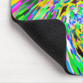 Psychedelischer Wirbelsturm Mousepad (Ecke)