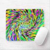Psychedelischer Wirbelsturm Mousepad (Mit Mouse)