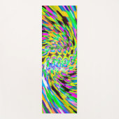 Psychedelischer Wirbelsturm Yogamatte (Vorderseite)