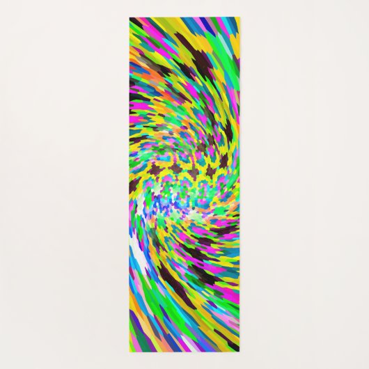 Psychedelischer Wirbelsturm Yogamatte (Rückseite)