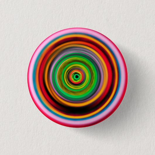 Psychedelischer Wormhole Button (Vorderseite)