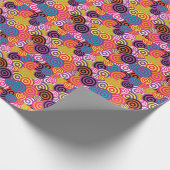 Psychedelisches 60s/70s geschenkpapier (Ecke)