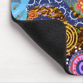 Psychedelisches abstraktes Muster mousepad (Ecke)