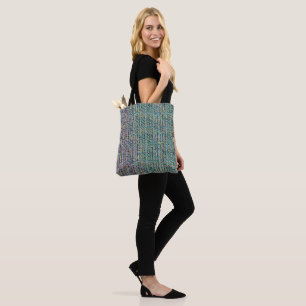 Psychedelisches abstraktes Wellenmuster-Design 130 Tasche