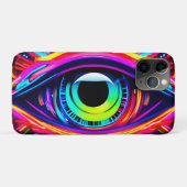 Psychedelisches Auge des Universums Art Case-Mate iPhone Hülle (Rückseite (Horizontal))