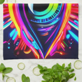 Psychedelisches Auge des Universums Art Geschirrtuch (Gefaltet)