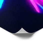 Psychedelisches Auge des Universums Art Poster (Ecke)