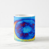Psychedelisches Auge Kaffeetasse (Mittel)