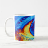 Psychedelisches Auge Kaffeetasse (Links)