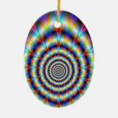 Psychedelisches Auge Keramik Ornament (Vorne)