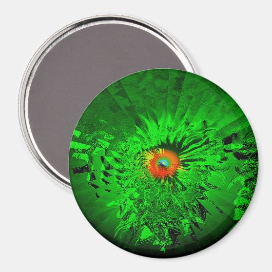 Psychedelisches Auge...... Magnet (Vorderseite/Rückseite)