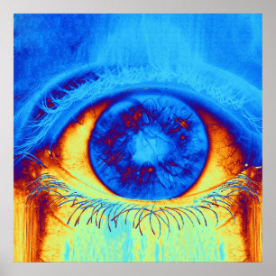 Psychedelisches Auge Poster