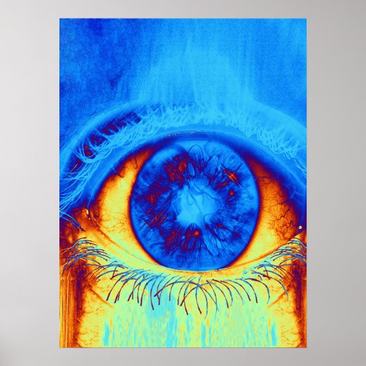 Psychedelisches Auge Poster (Vorne)