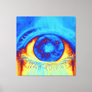 Psychedelisches Auge Poster Leinwanddruck