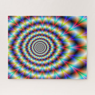 Psychedelisches Auge Puzzle