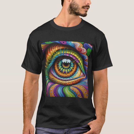 Psychedelisches Auge T-Shirt (Vorderseite)