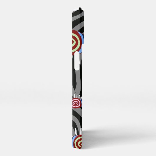 Psychedelisches Augenmuster - Art Phone Case iPhone Hülle (Rechte Seite)